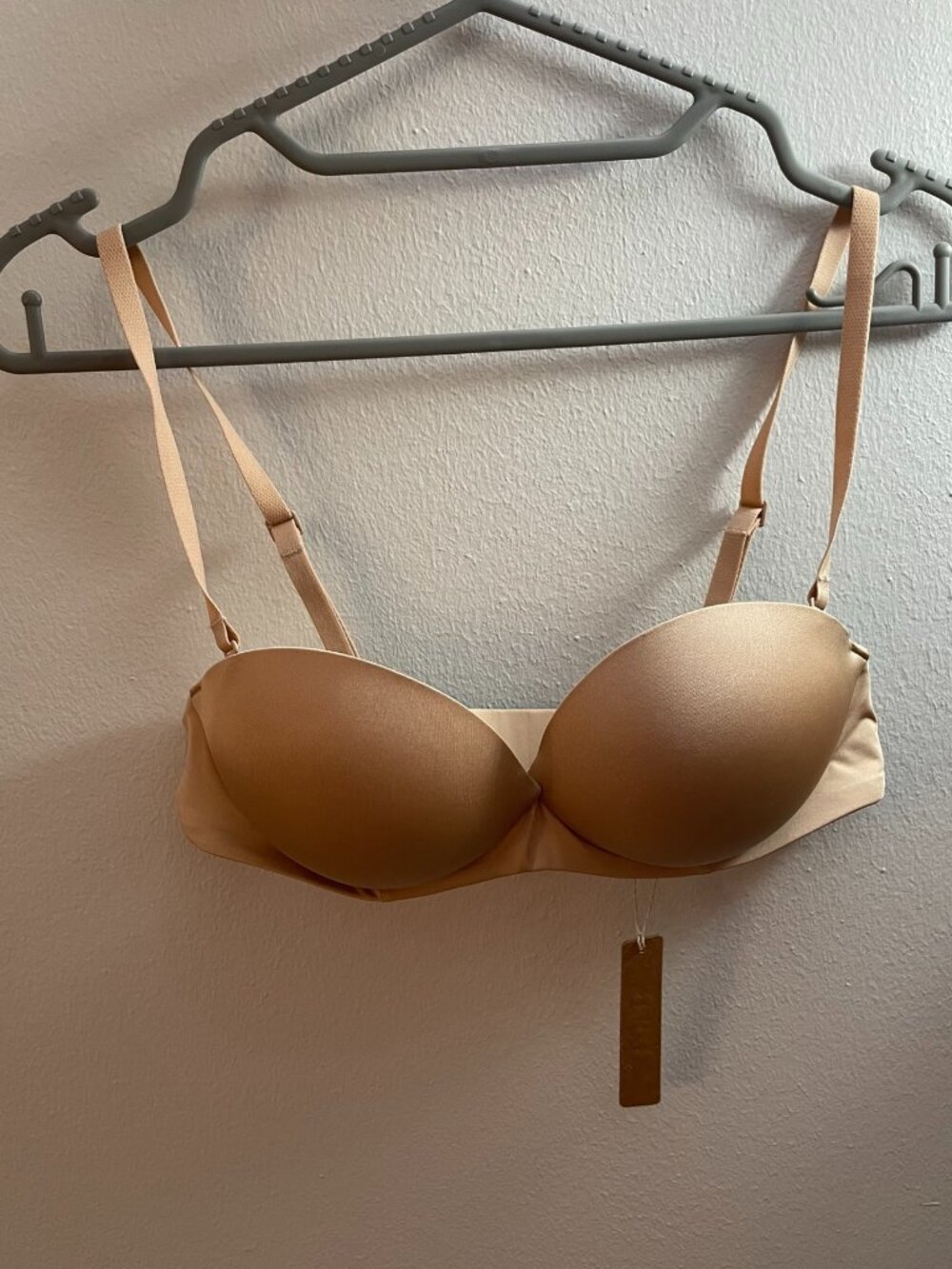 New! SKIMS Ultimate Push-Up Strapless Bra 34B Clay NWT